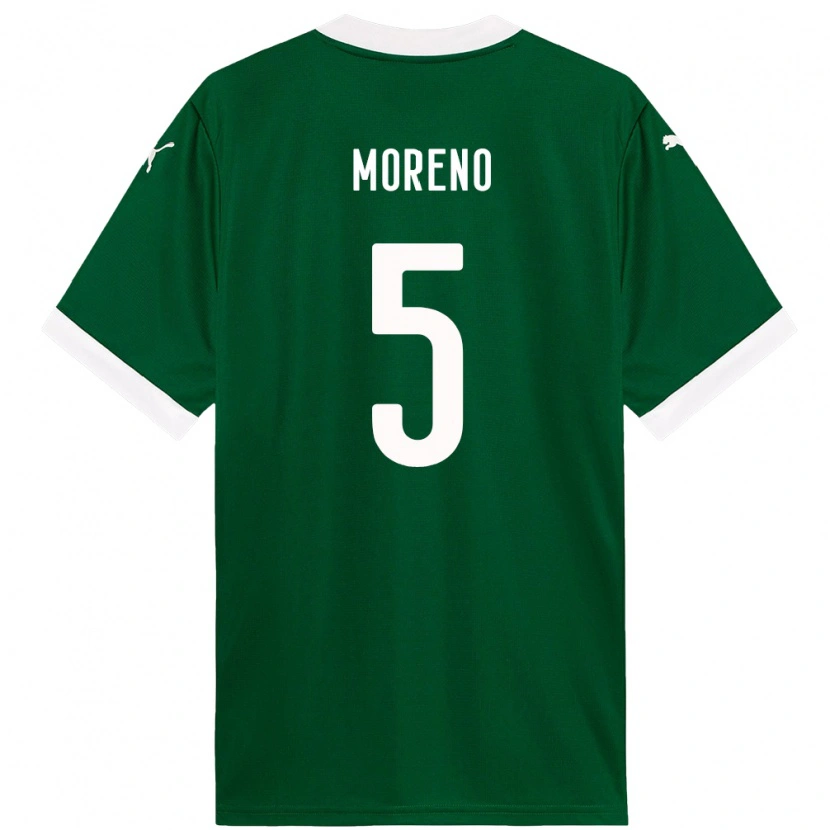 Danxen Women Aníbal Moreno #5 Green White Home Jersey 2025/26 T-Shirt