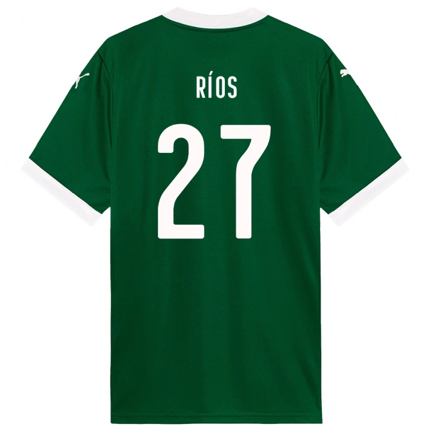 Danxen Women Richard Ríos #27 Green White Home Jersey 2025/26 T-Shirt