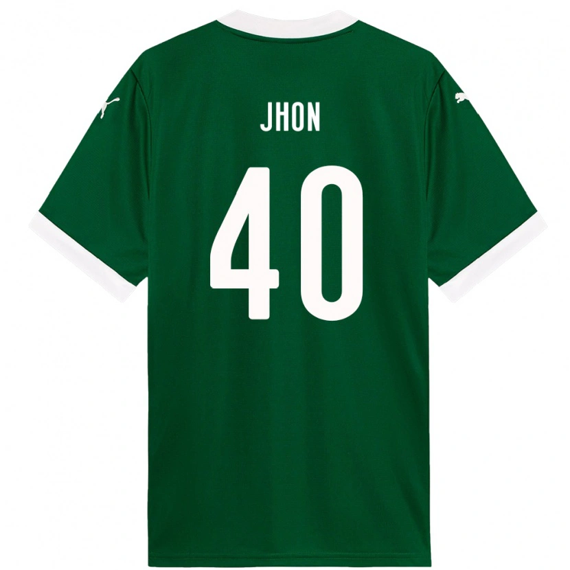 Danxen Women Jhon Jhon #40 Green White Home Jersey 2025/26 T-Shirt