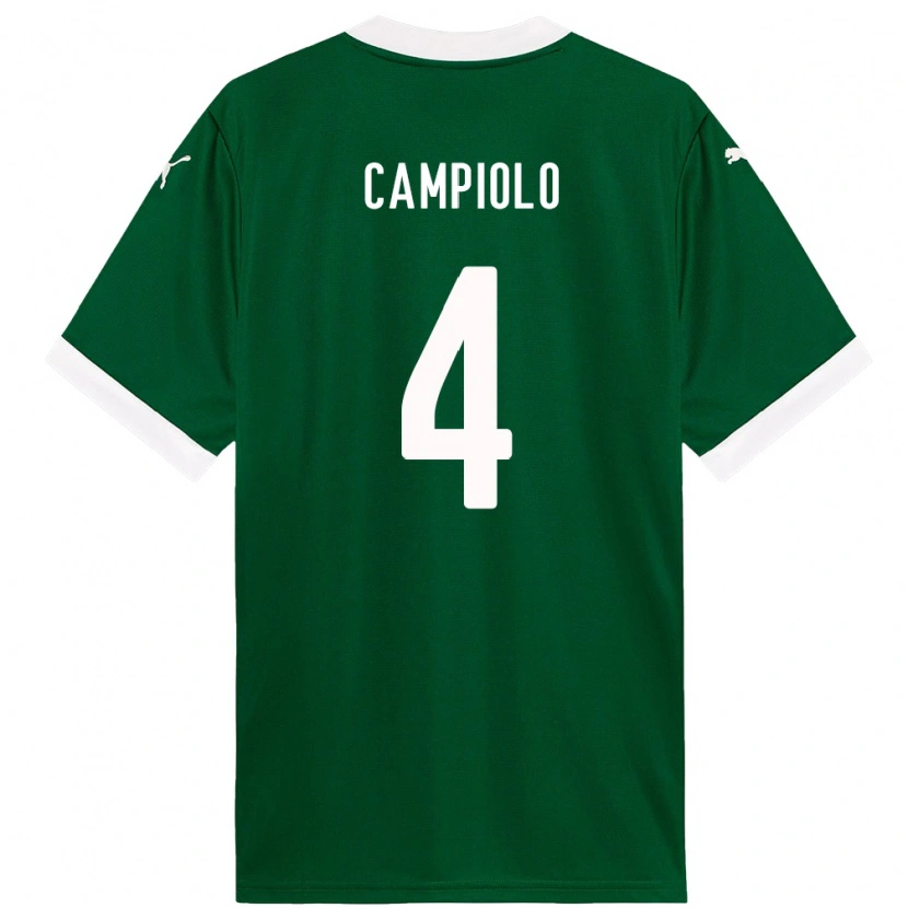Danxen Women Giovanna Campiolo #4 Green White Home Jersey 2025/26 T-Shirt