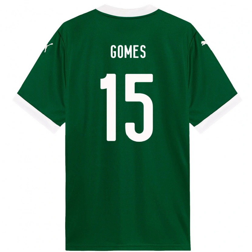 Danxen Women Bianca Gomes #15 Green White Home Jersey 2025/26 T-Shirt
