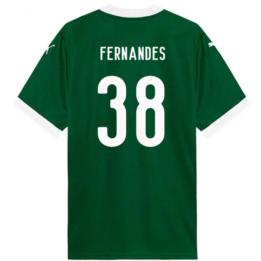 Danxen Women Matheus Fernandes #38 Green White Home Jersey 2025/26 T-Shirt