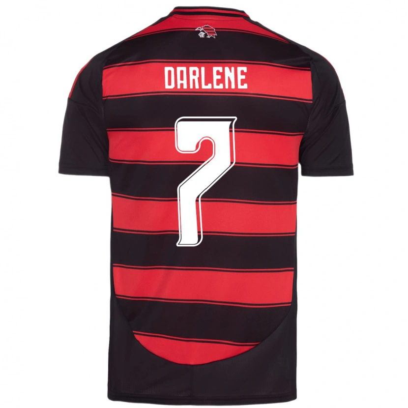 Danxen Women Darlene #7 Red Black Home Jersey 2025/26 T-Shirt