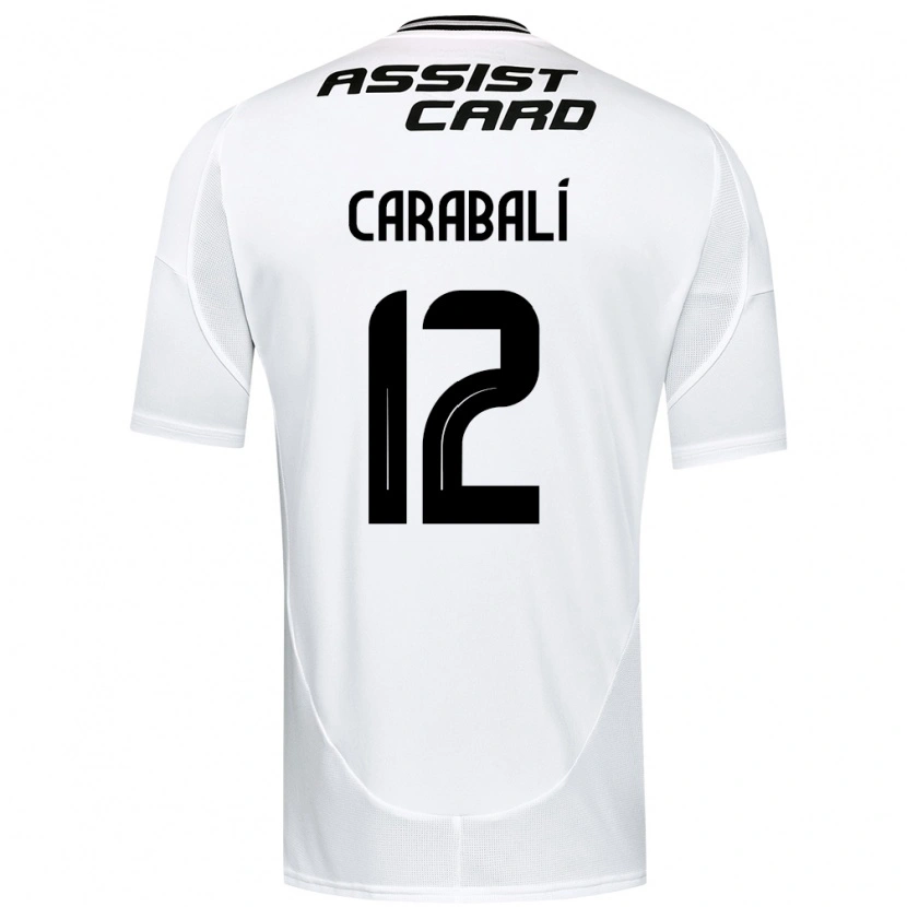 Danxen Women Omar Carabalí #12 Black White Yellow Home Jersey 2025/26 T-Shirt