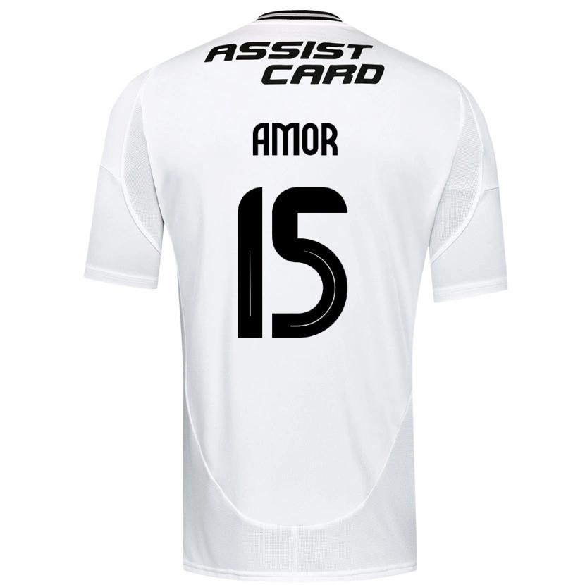 Danxen Women Emiliano Amor #15 Black White Yellow Home Jersey 2025/26 T-Shirt