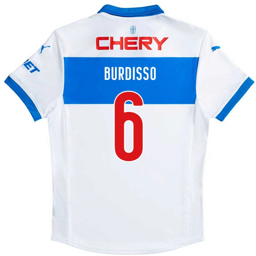 Danxen Women Guillermo Burdisso #6 Black Blue Home Jersey 2025/26 T-Shirt