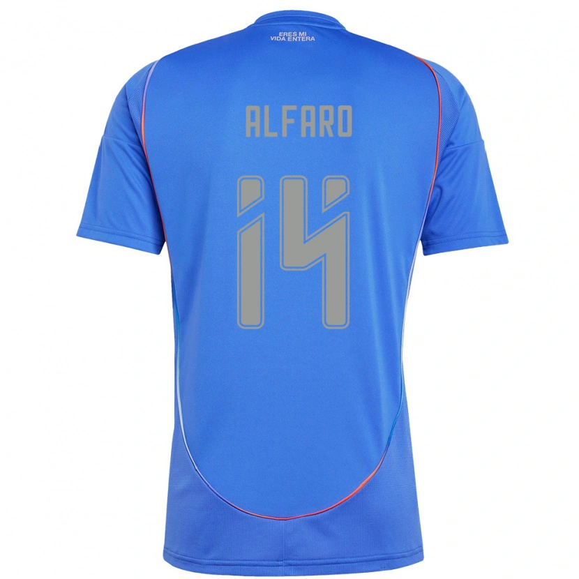 Danxen Women Julián Alfaro #14 Sky Blue Home Jersey 2025/26 T-Shirt