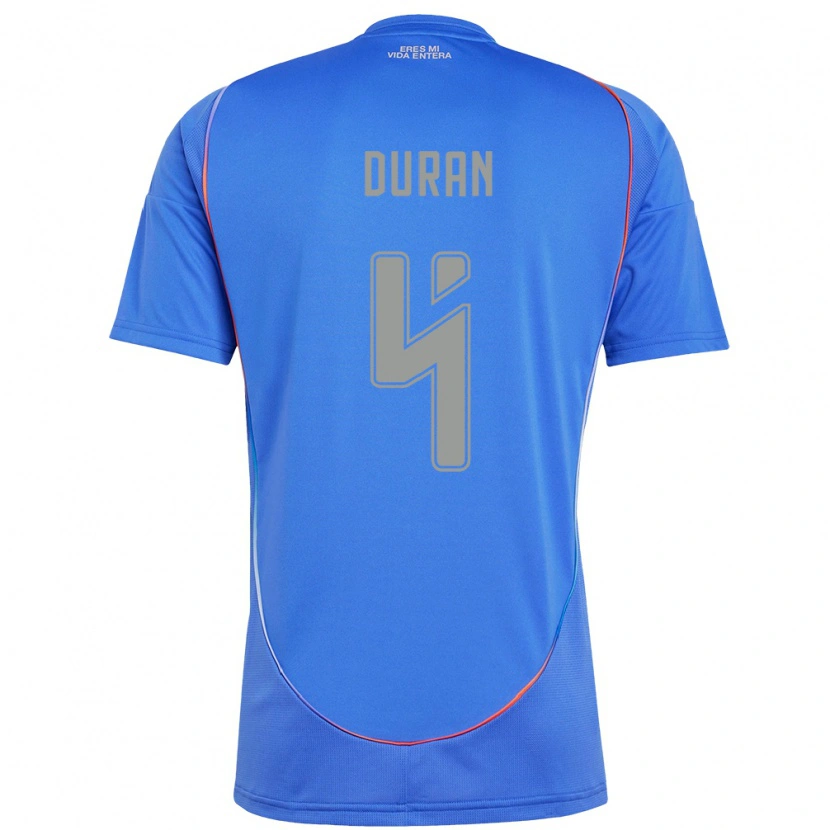 Danxen Women Ignacia Durán #4 Sky Blue Home Jersey 2025/26 T-Shirt