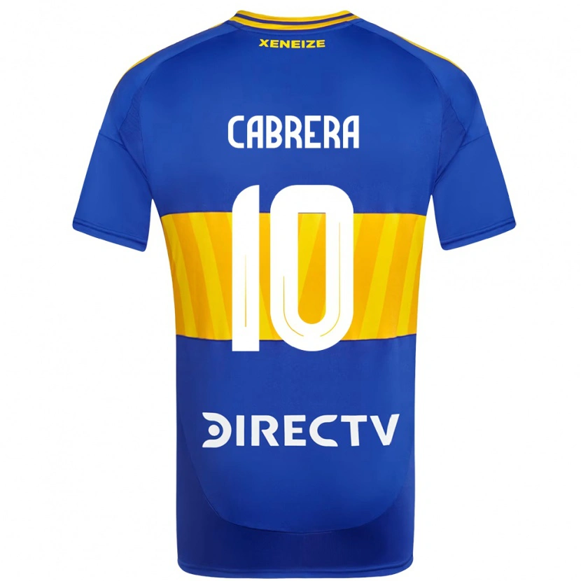 Danxen Women Micaela Cabrera #10 Royal Blue Yellow Home Jersey 2025/26 T-Shirt
