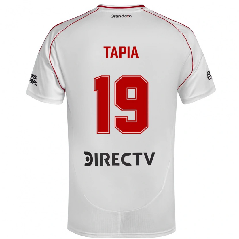 Danxen Women Gonzalo Tapia #19 White Red Home Jersey 2025/26 T-Shirt