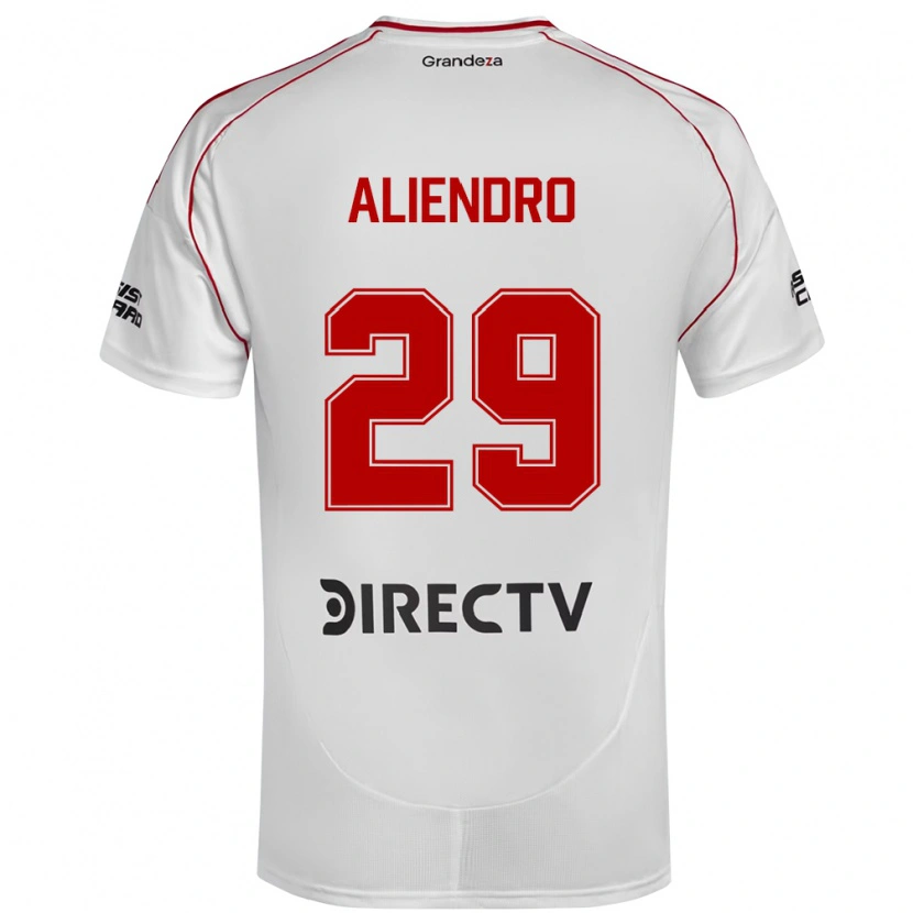 Danxen Women Rodrigo Aliendro #29 White Red Home Jersey 2025/26 T-Shirt