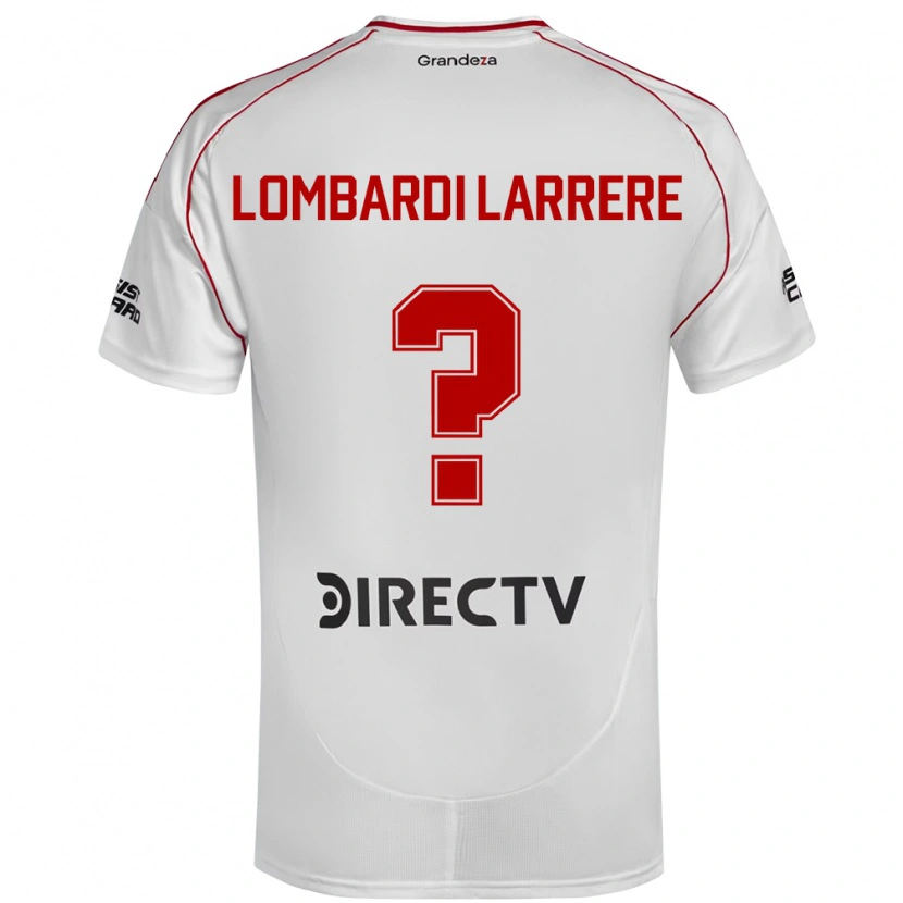 Danxen Women Delfina Lombardi Larrere #0 White Red Home Jersey 2025/26 T-Shirt
