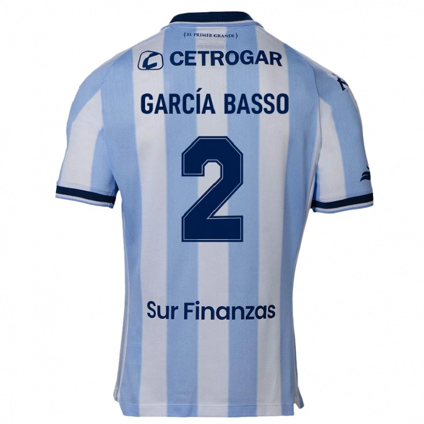 Danxen Women Agustín García Basso #2 Sky Blue Home Jersey 2025/26 T-Shirt