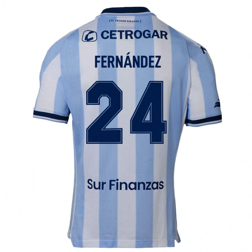 Danxen Women Adrián Fernández #24 Sky Blue Home Jersey 2025/26 T-Shirt