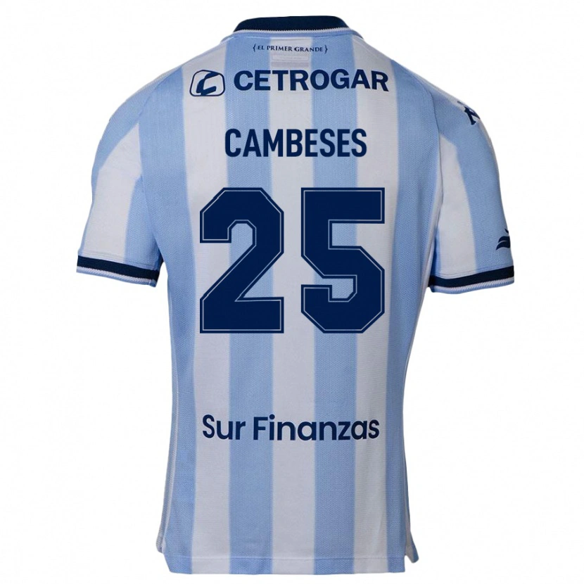 Danxen Women Facundo Cambeses #25 Sky Blue Home Jersey 2025/26 T-Shirt