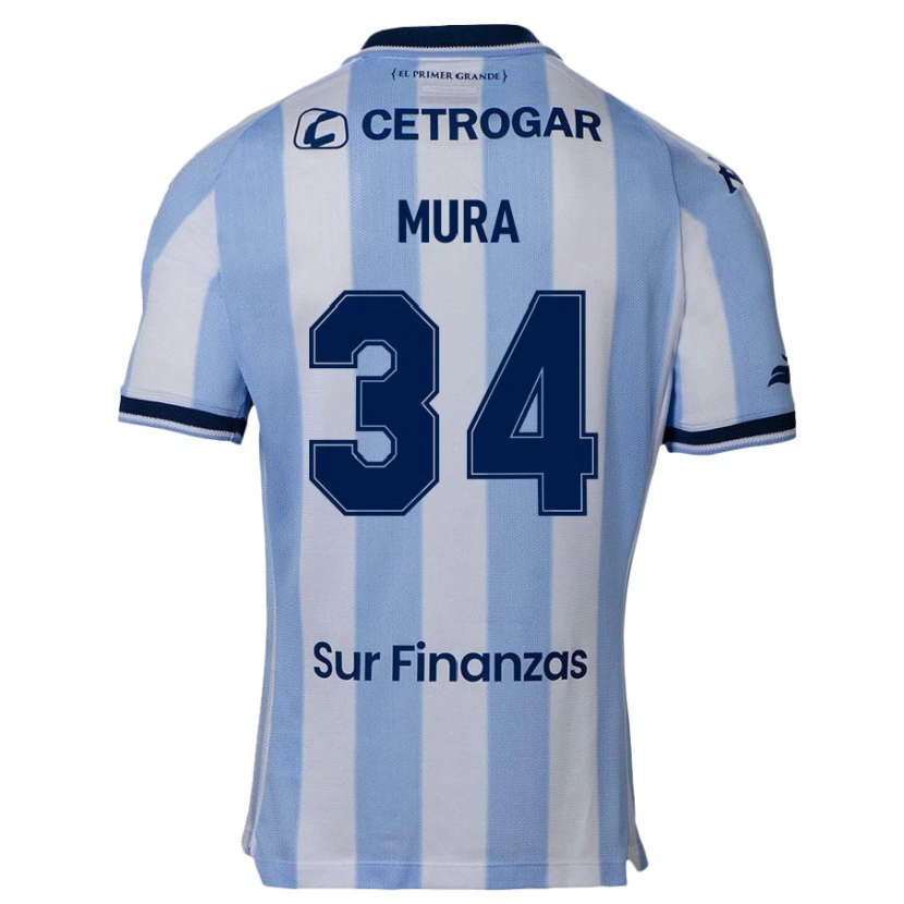 Danxen Women Facundo Mura #34 Sky Blue Home Jersey 2025/26 T-Shirt