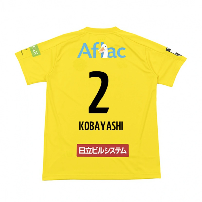 Danxen Women Kensei Kobayashi #2 Black Yellow Home Jersey 2025/26 T-Shirt