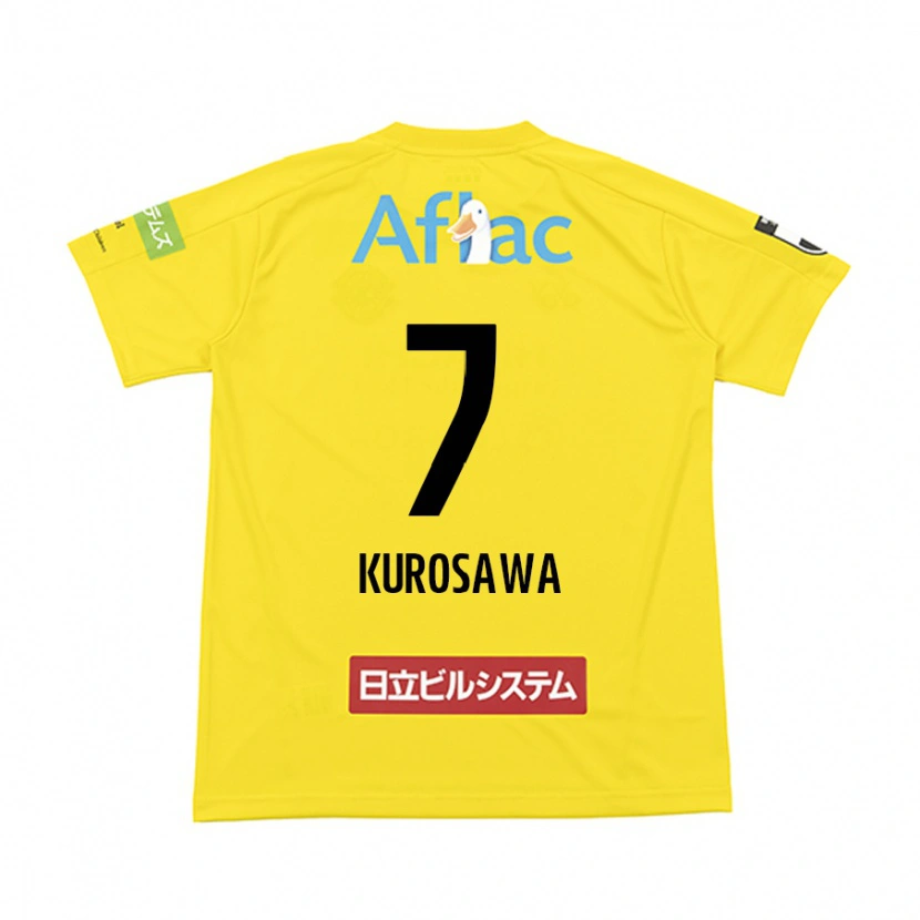 Danxen Women Shido Kurosawa #7 Black Yellow Home Jersey 2025/26 T-Shirt
