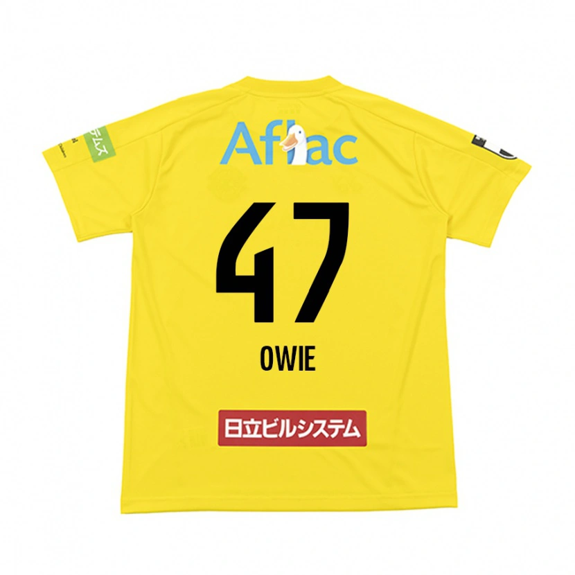 Danxen Women William Owie #47 Black Yellow Home Jersey 2025/26 T-Shirt