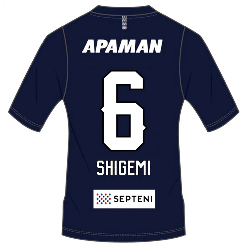 Danxen Women Masato Shigemi #6 Royal Blue White Home Jersey 2025/26 T-Shirt