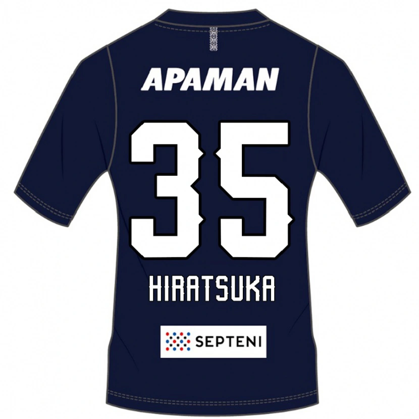 Danxen Women Yuto Hiratsuka #35 Royal Blue White Home Jersey 2025/26 T-Shirt