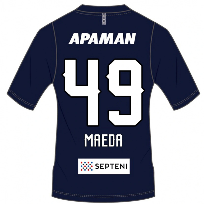 Danxen Women Ichika Maeda #49 Royal Blue White Home Jersey 2025/26 T-Shirt