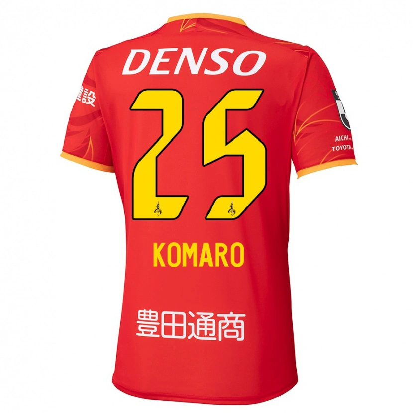 Danxen Women Shuta Komaro #25 Red Yellow Home Jersey 2025/26 T-Shirt