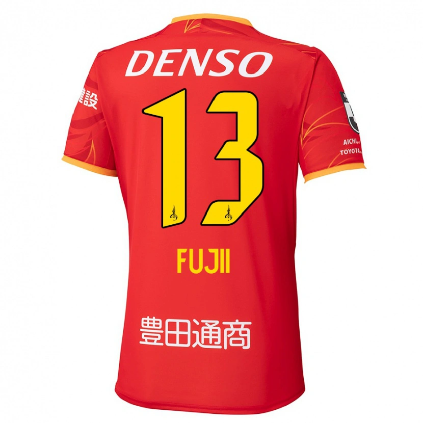 Danxen Women Haruya Fujii #13 Red Yellow Home Jersey 2025/26 T-Shirt
