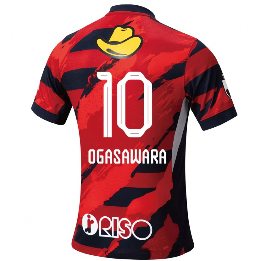 Danxen Women Shoma Ogasawara #10 Red Black Home Jersey 2025/26 T-Shirt