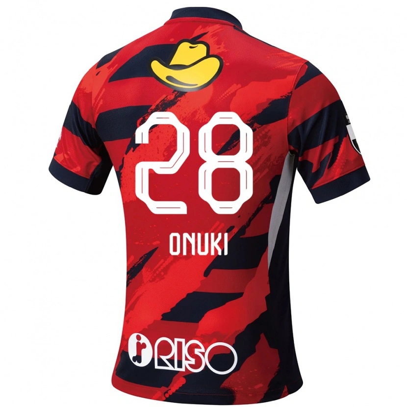Danxen Women Rui Onuki #28 Red Black Home Jersey 2025/26 T-Shirt