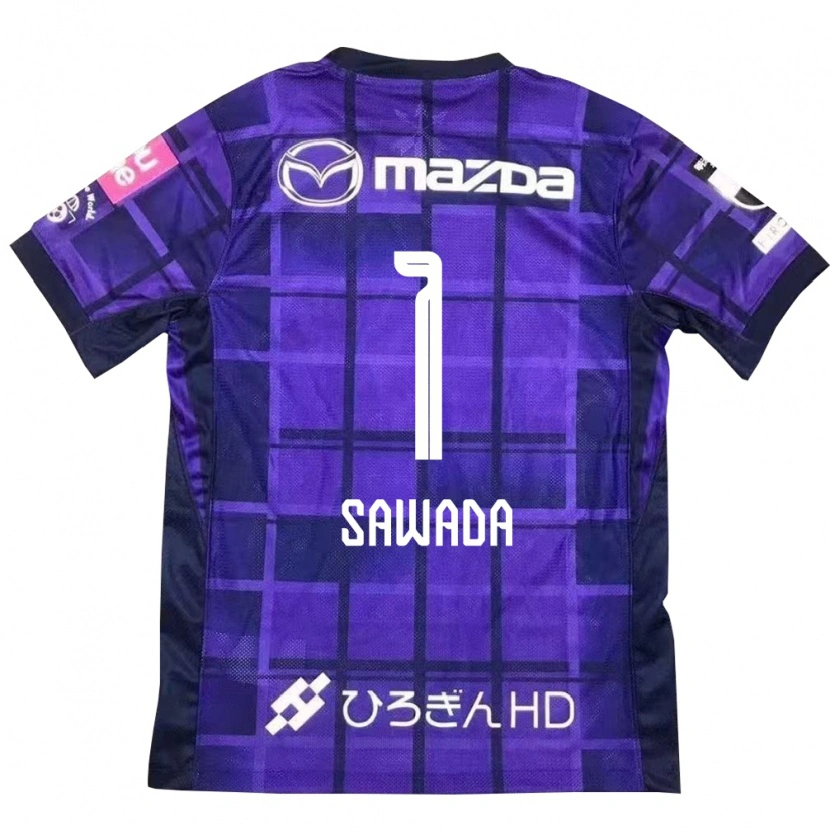 Danxen Women Shunsuke Sawada #1 Purple Orange Home Jersey 2025/26 T-Shirt