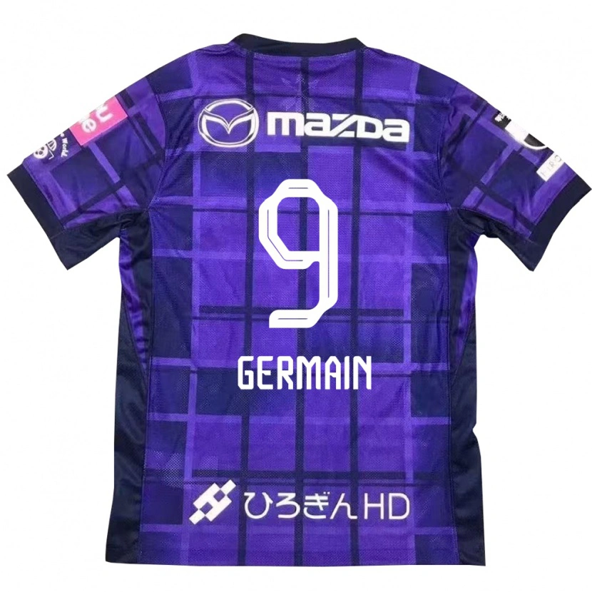 Danxen Women Ryo Germain #9 Purple Orange Home Jersey 2025/26 T-Shirt