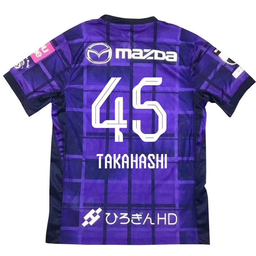 Danxen Women Narumi Takahashi #45 Purple Orange Home Jersey 2025/26 T-Shirt