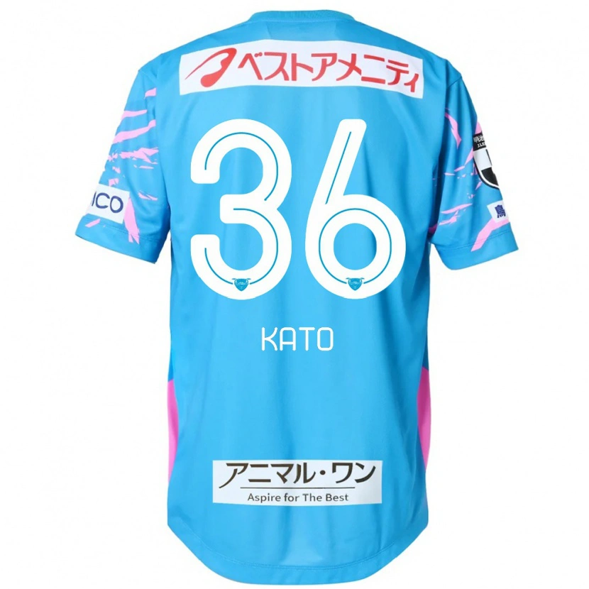 Danxen Women Koichiro Kato #36 Blue Pink Home Jersey 2025/26 T-Shirt