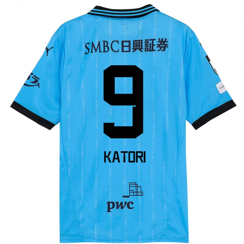 Danxen Women Takeshi Katori #9 Sky Blue Black Home Jersey 2025/26 T-Shirt