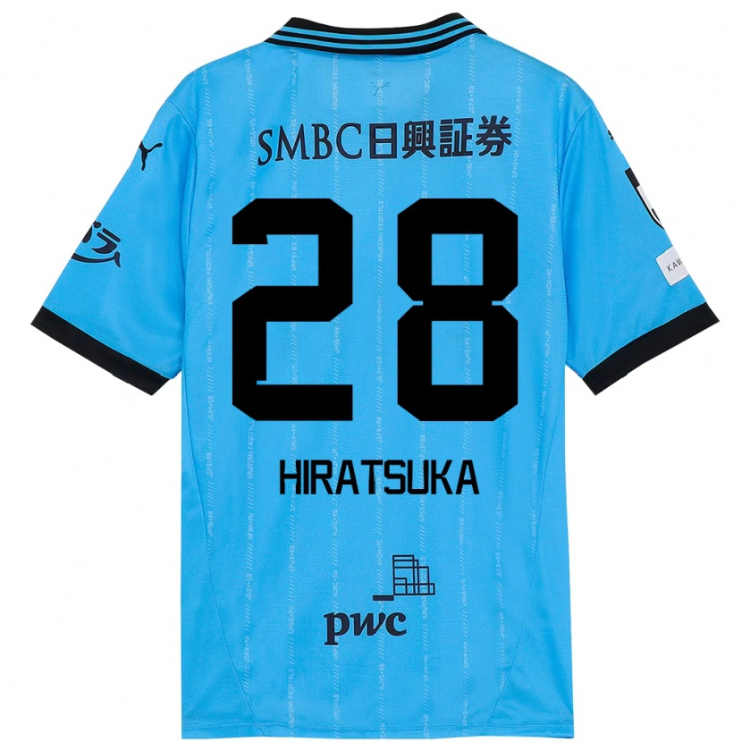 Danxen Women Hayato Hiratsuka #28 Sky Blue Black Home Jersey 2025/26 T-Shirt