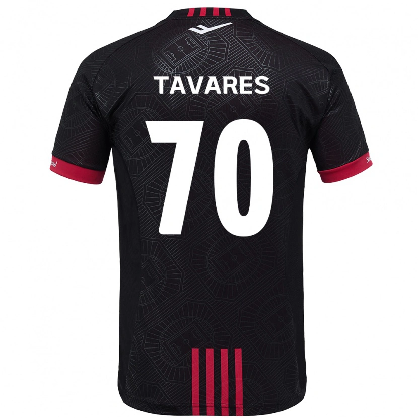 Danxen Women Ronaldo Tavares #70 Black Red Home Jersey 2025/26 T-Shirt