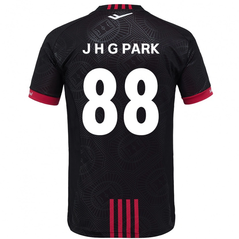 Danxen Women Jang Han-Gyeol Park #88 Black Red Home Jersey 2025/26 T-Shirt