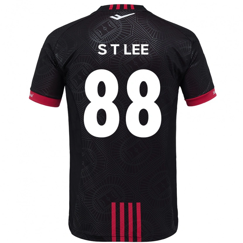 Danxen Women Tae-Seok Lee #88 Black Red Home Jersey 2025/26 T-Shirt
