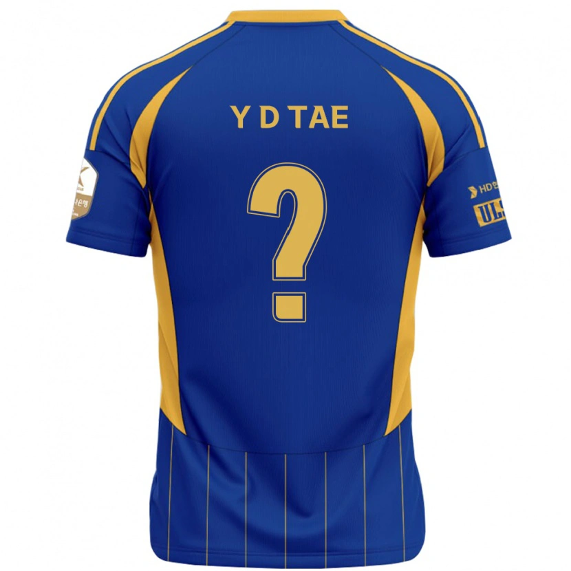 Danxen Women Do-Yoon Tae #0 Royal Blue Yellow Home Jersey 2025/26 T-Shirt