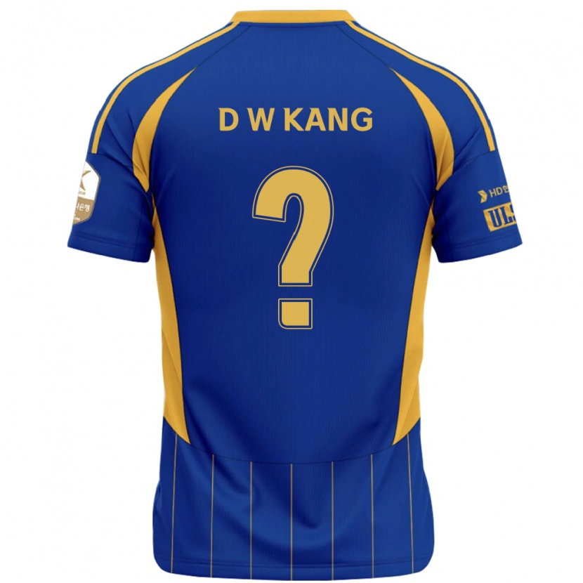 Danxen Women Dong-Woo Kang #0 Royal Blue Yellow Home Jersey 2025/26 T-Shirt