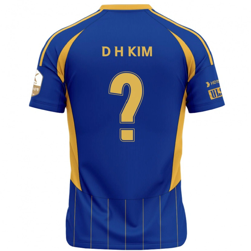 Danxen Women Do-Hun Kim #0 Royal Blue Yellow Home Jersey 2025/26 T-Shirt