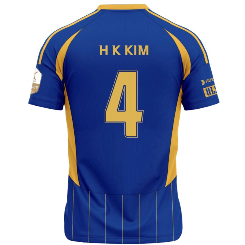 Danxen Women Kee-Hee Kim #4 Royal Blue Yellow Home Jersey 2025/26 T-Shirt