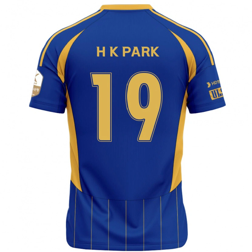 Danxen Women Kang-Hyun Park #19 Royal Blue Yellow Home Jersey 2025/26 T-Shirt
