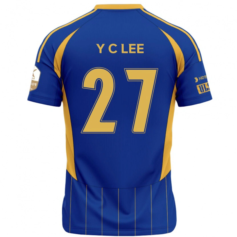 Danxen Women Chung-Yong Lee #27 Royal Blue Yellow Home Jersey 2025/26 T-Shirt