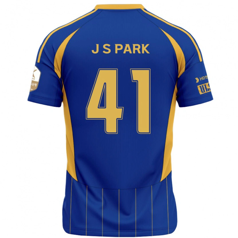 Danxen Women Sang-Jun Park #41 Royal Blue Yellow Home Jersey 2025/26 T-Shirt
