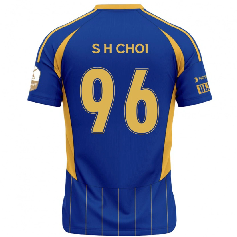 Danxen Women Seok-Hyeon Choi #96 Royal Blue Yellow Home Jersey 2025/26 T-Shirt