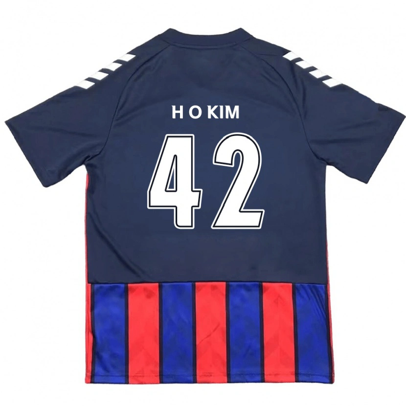 Danxen Women One-Hyung Kim #42 Royal Blue Red Home Jersey 2025/26 T-Shirt