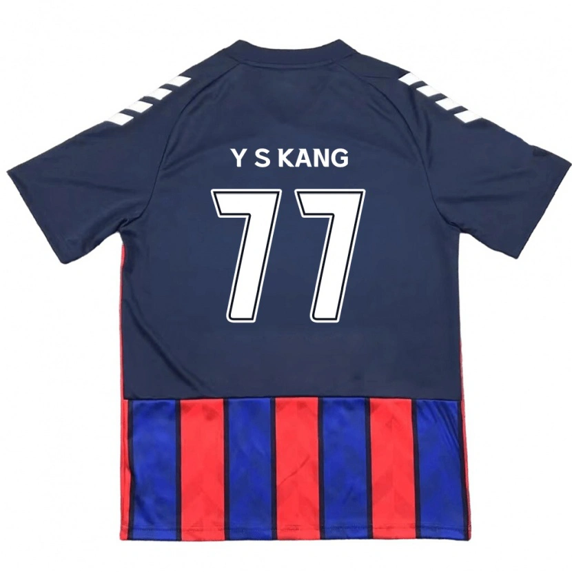 Danxen Women Sang-Yun Kang #77 Royal Blue Red Home Jersey 2025/26 T-Shirt