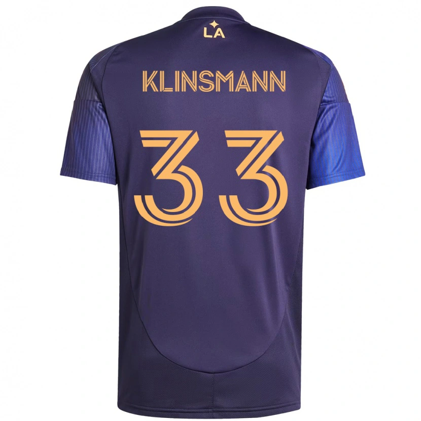 Danxen Women Jonathan Klinsmann #33 Purple Blue Away Jersey 2025/26 T-Shirt